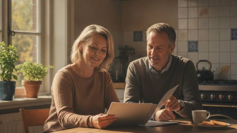 Slachtoffer bespreekt de hoogte schadevergoeding rustig met een letselschade-expert aan tafel