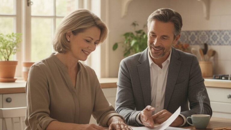 Slachtoffer bespreekt het indienen van een letselschade claim met een adviseur