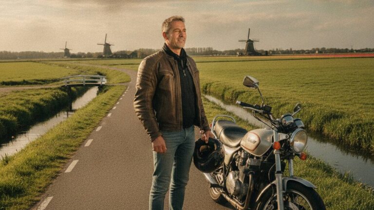 Herstelde motorrijder bij zijn motor na een motorongeval letselschade traject